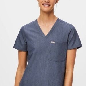 Figs heather denim set